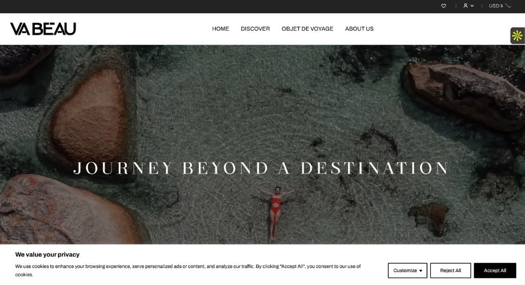 VA BEAU – curated travel marketplace