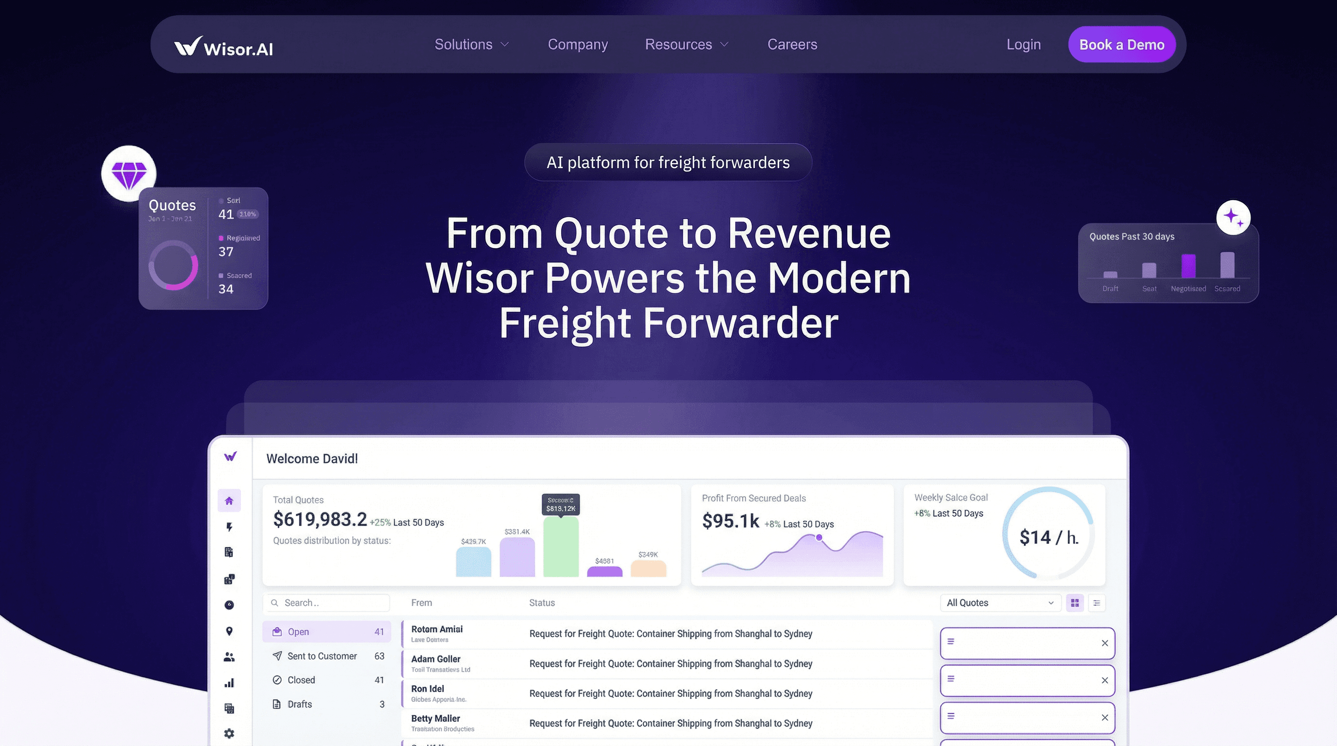 Wisor AI – freight forwarding automation platform